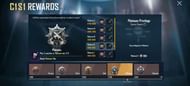 BGMI C1S2 Platinum tier rewards